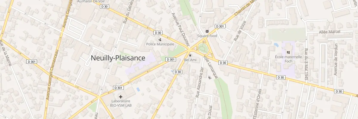 Plan du 37 Av Jean Jaurès à Neuilly-Plaisance