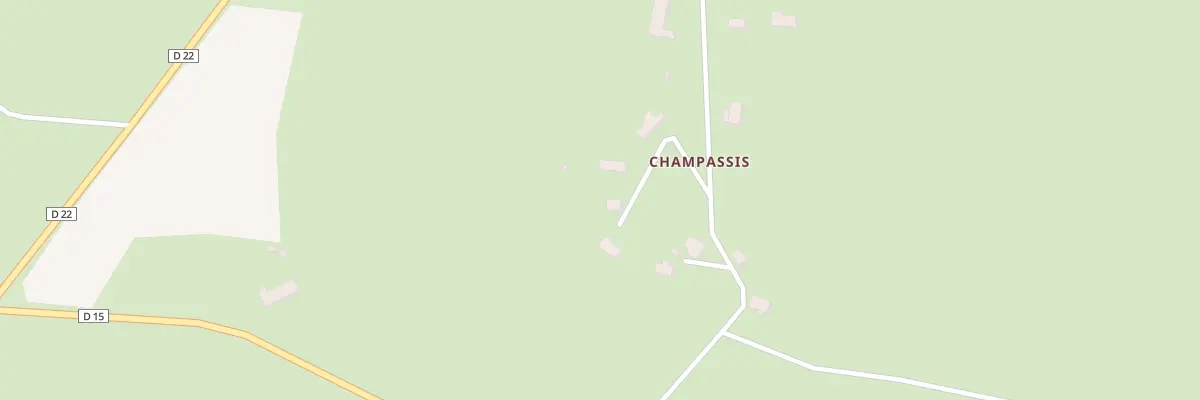Plan du 3 Champassis à Vebret