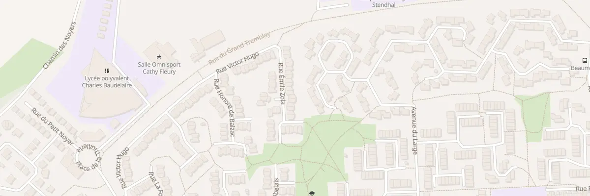 Plan du 25 Rue Emile Zola à Fosses