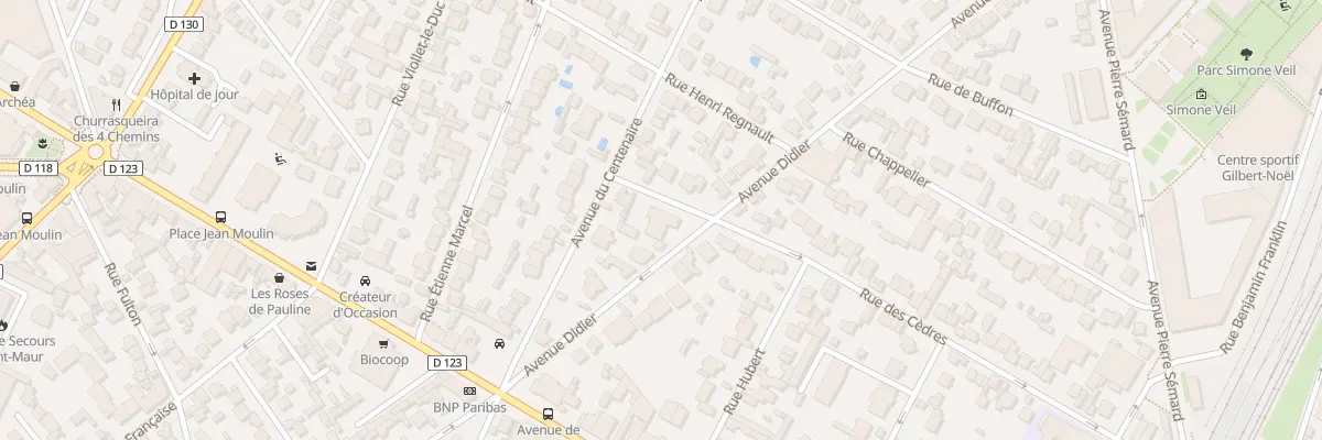 Plan du 4 Rue des Cèdres à Saint-Maur-des-Fossés