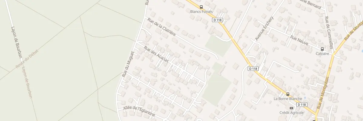 Plan du 17 Rue des Acacias à Orry-la-Ville