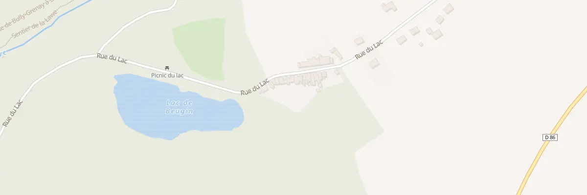 Plan du 32 Rue du Lac à Beugin