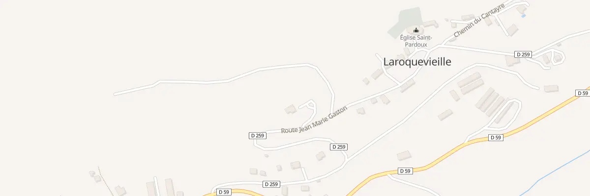 Plan du 8 Rte Jean Marie Gaston à Laroquevieille