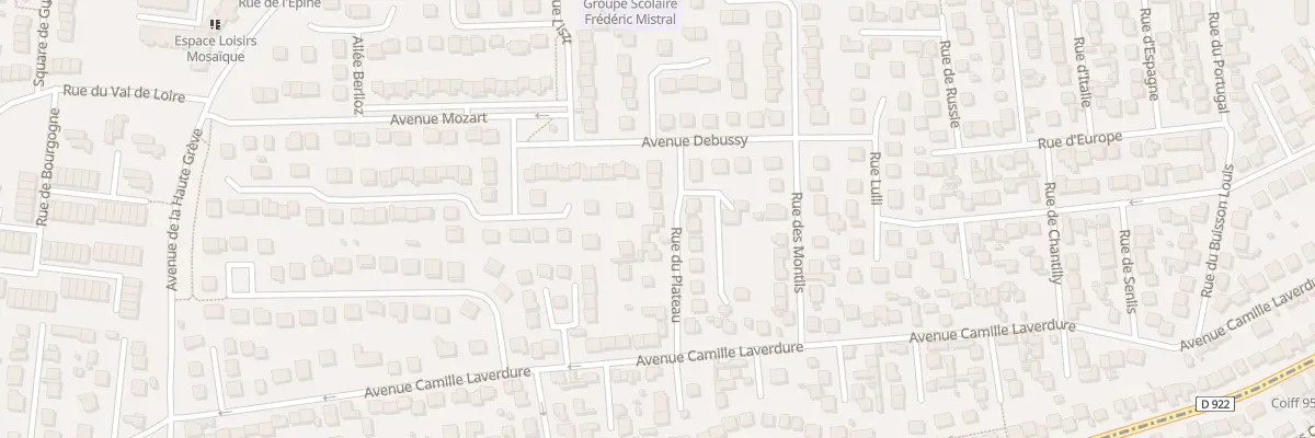Plan du 19 Rue du Plateau à Fosses