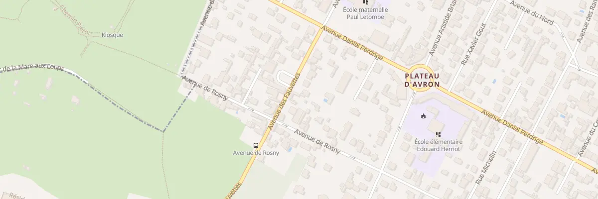 Plan du 26 Av des Fauvettes à Neuilly-Plaisance