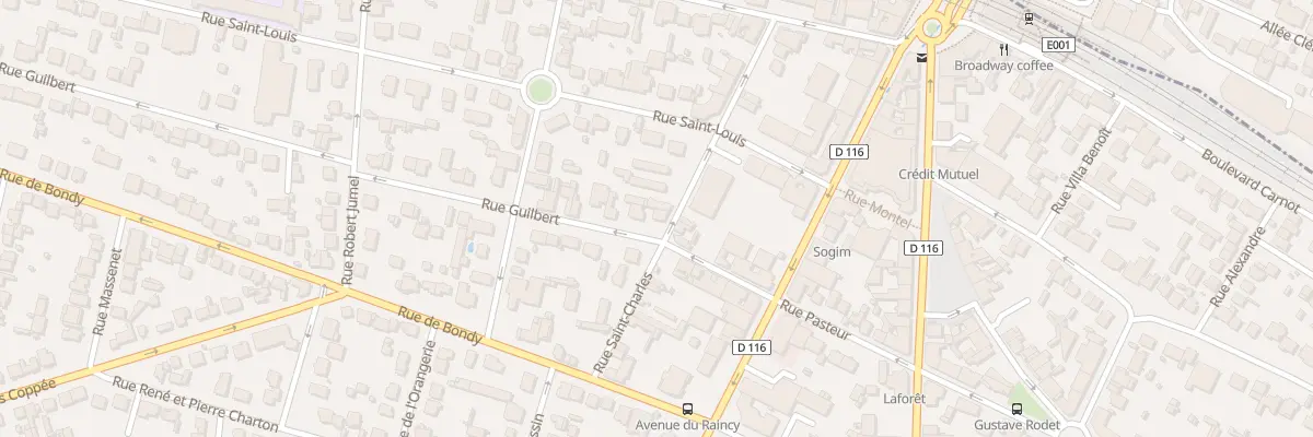 Plan du 10 Rue Guilbert à Villemomble