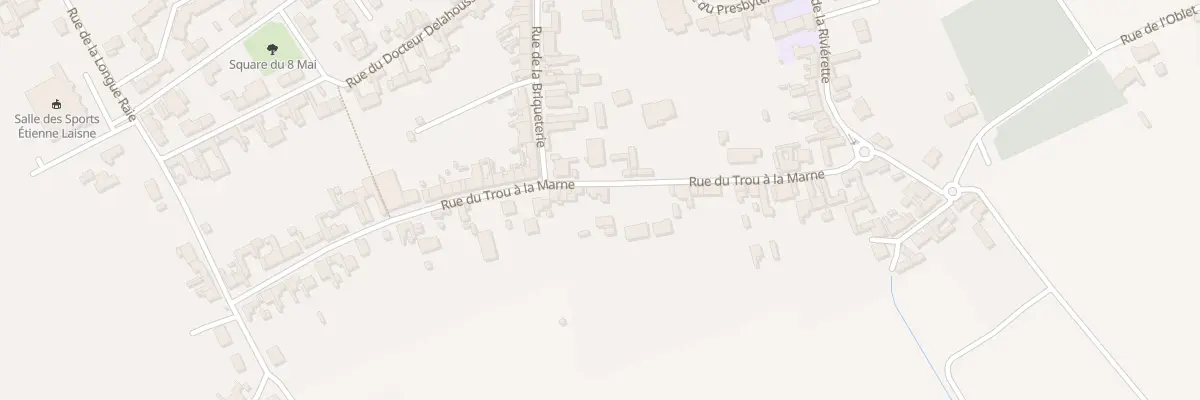 Plan du 27 Rue du Trou à la Marne à Allouagne