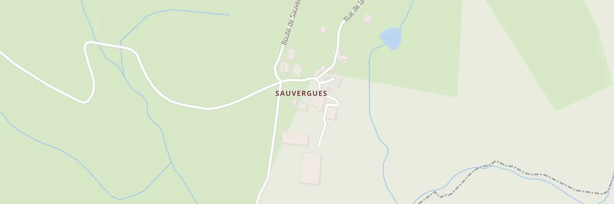 Plan du 799 Rte de Sauvergues à Lasfaillades