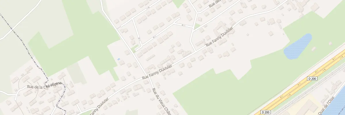 Plan du 80T Rue Fanny Duvivier à Rieux