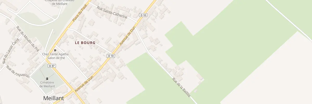 Plan du 9 Rue de la Baillite à Meillant