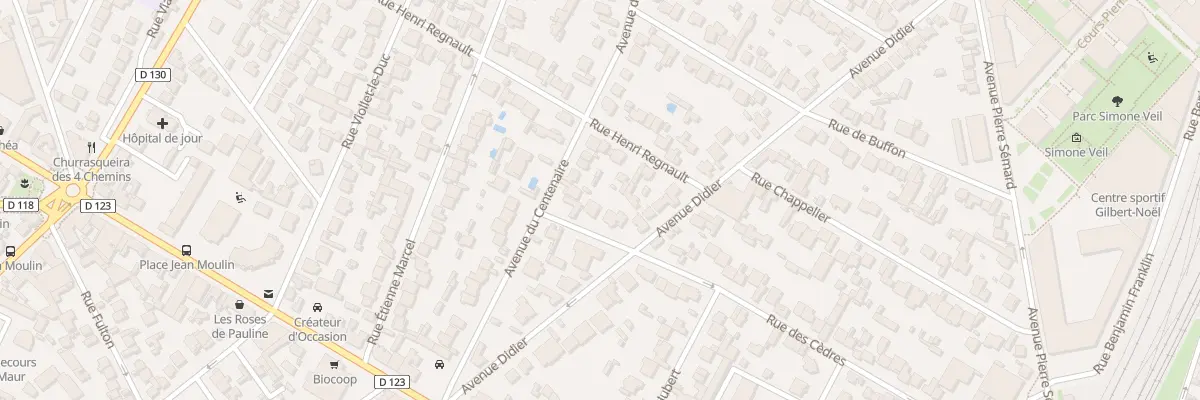 Plan du 3 Rue des Cèdres à Saint-Maur-des-Fossés