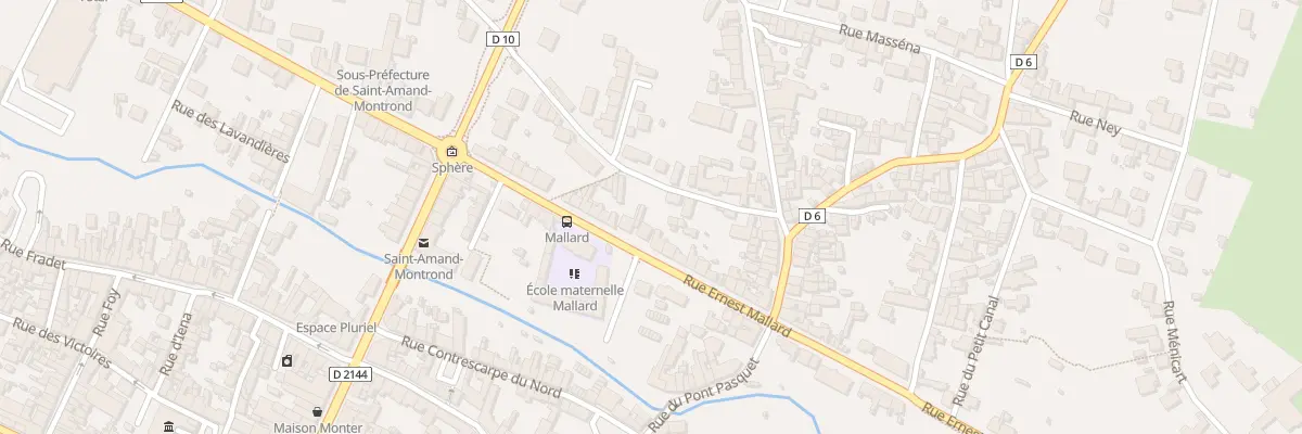 Plan du 27 Rue Ernest Mallard à Saint-Amand-Montrond