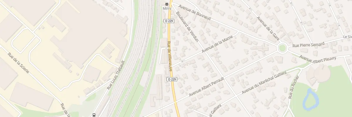 Plan du 11 Rue de Villeneuve à Sucy-en-Brie