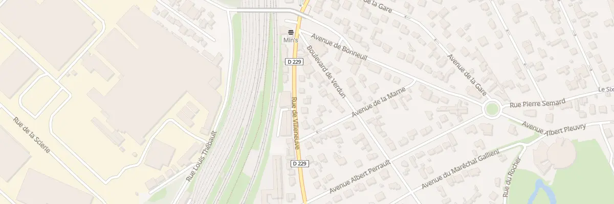 Plan du 9 Rue de Villeneuve à Sucy-en-Brie