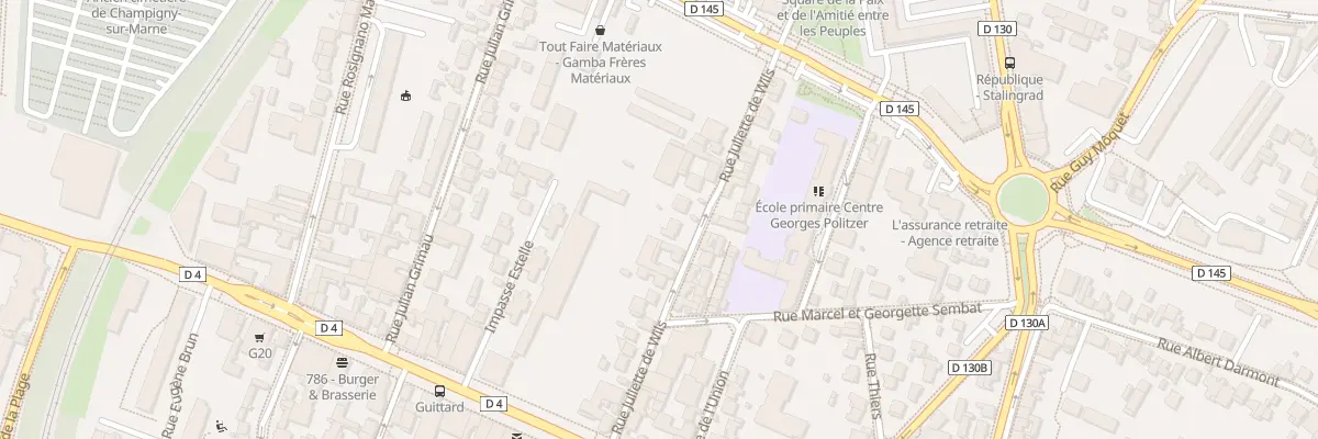 Plan du 19B Rue Juliette de Wils à Champigny-sur-Marne