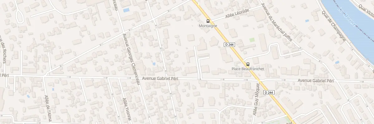 Plan du 99 Av Gabriel Péri au Perreux-sur-Marne