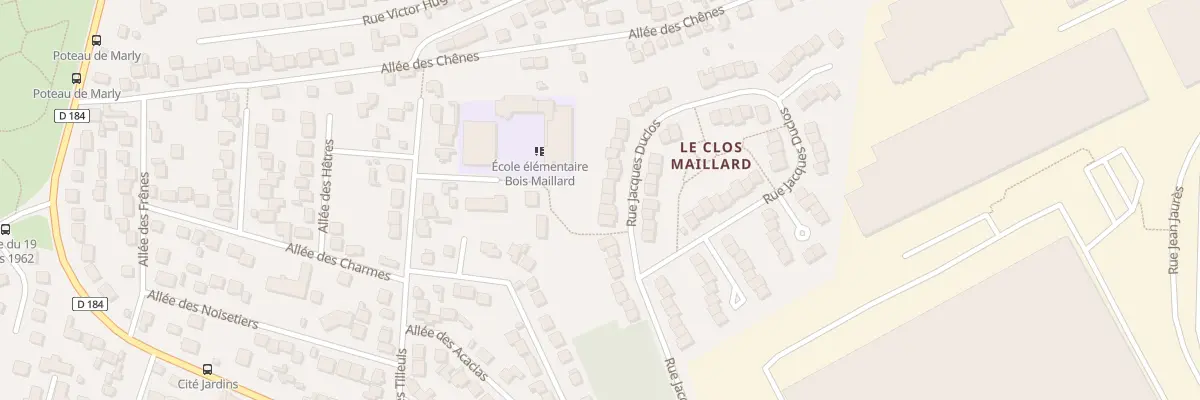 Plan du 21 Rue Jacques Duclos à Marly-la-Ville