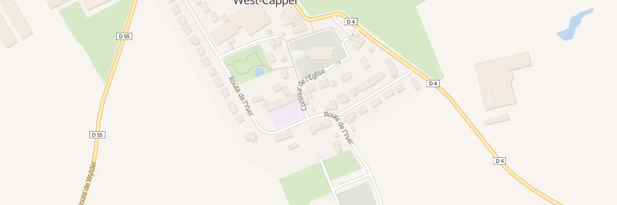 Plan du 24 Rue du Contour de l’Eglise à West-Cappel