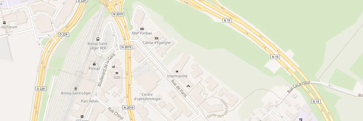 Plan du 3T Rue de Paris à Boissy-Saint-Léger