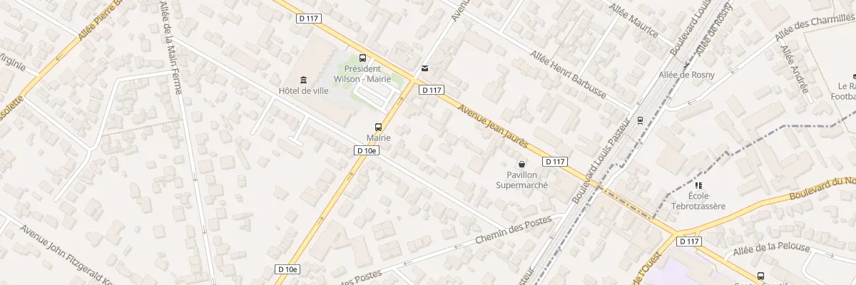 Plan du 43B All Etienne Dolet aux Pavillons-sous-Bois