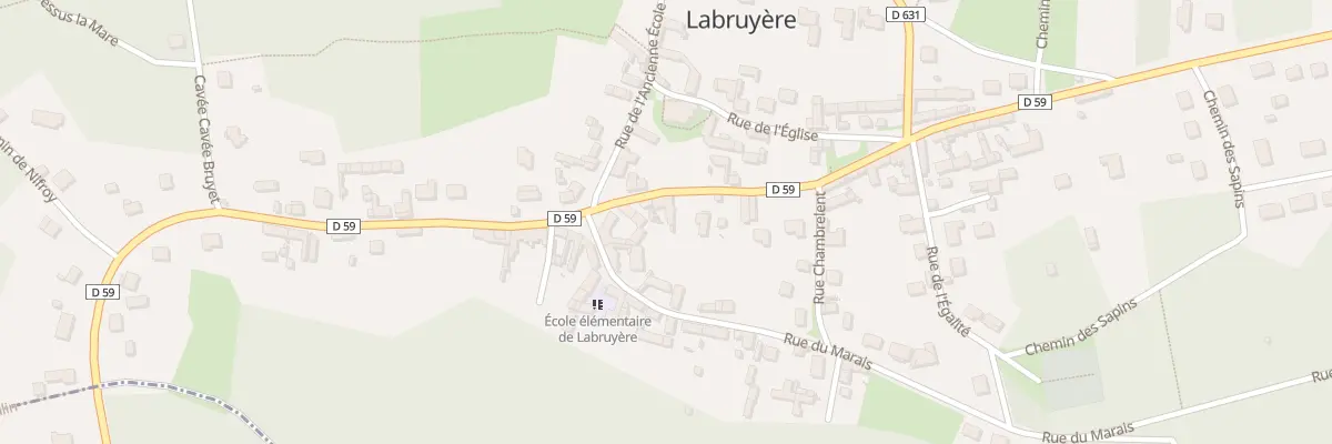 Plan du 52 Rue du Colonel Fabien à Labruyère