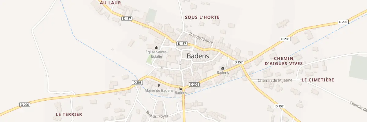 Plan du 4 Rue du Vieux Four à Badens
