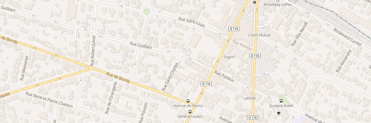 Plan du 5 Rue Guilbert à Villemomble