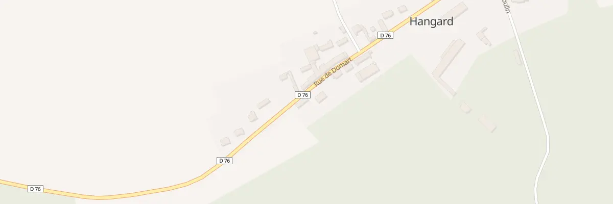Plan du 13 Rue de Domart à Hangard