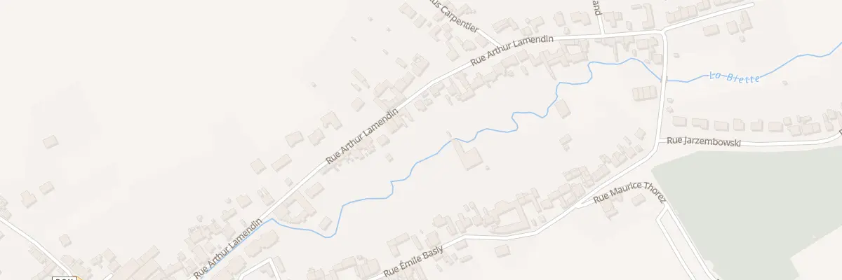 Plan du 32 Rue Arthur Lamendin à Divion