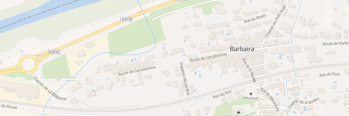 Plan du 26 Rte de Carcassonne à Barbaira