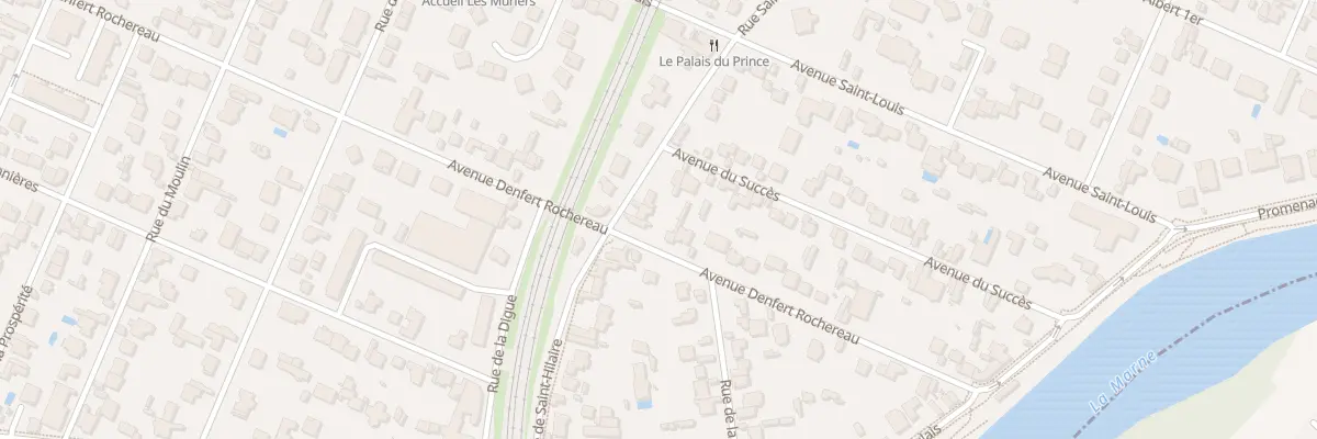 Plan du 55 Rue Saint-Hilaire à Saint-Maur-des-Fossés