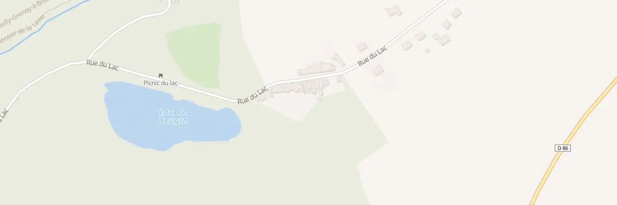 Plan du 26 Rue du Lac à Beugin