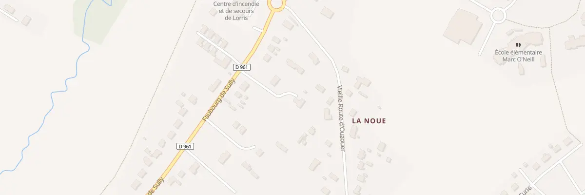 Plan du 33B Fg de Sully à Lorris