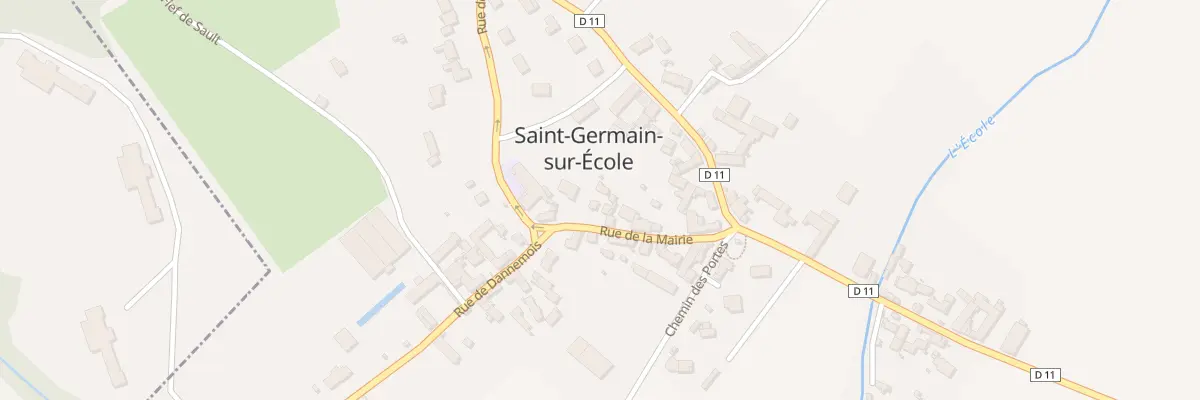 Plan du 7 Rue de la Mairie à Saint-Germain-sur-École
