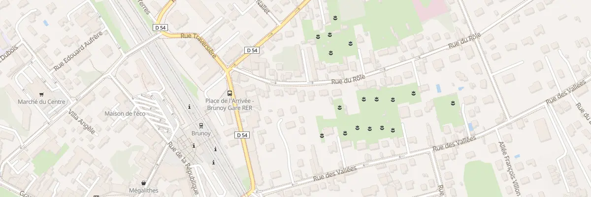 Plan du 6T Rue du Rôle à Brunoy