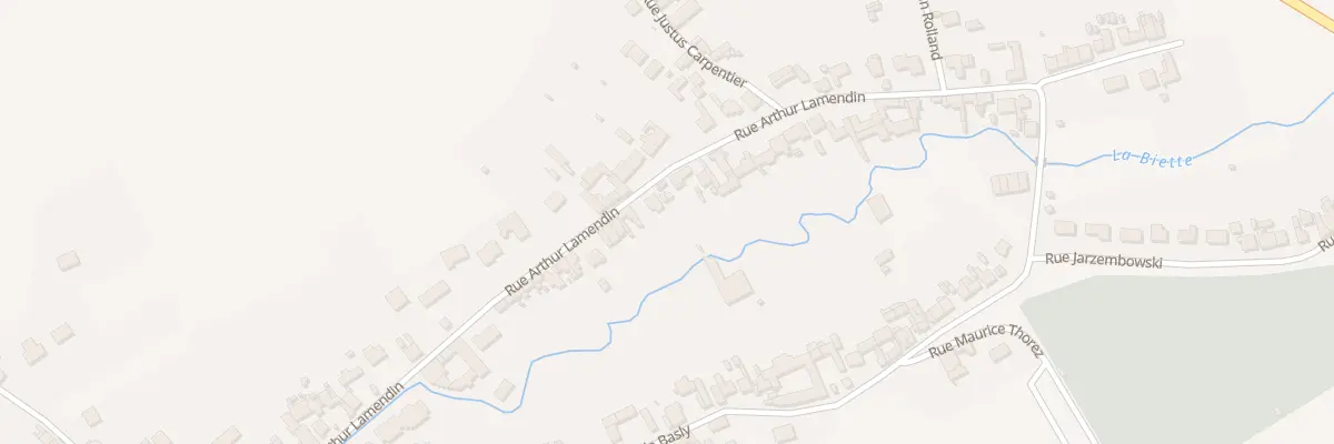 Plan du 34 Rue Arthur Lamendin à Divion