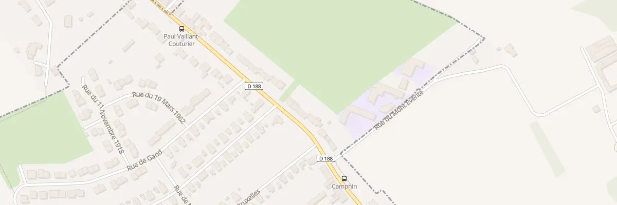 Plan du 60 Rue Paul Vaillant Couturier à Marles-les-Mines