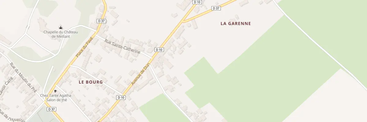 Plan du 62 Av de Dun à Meillant