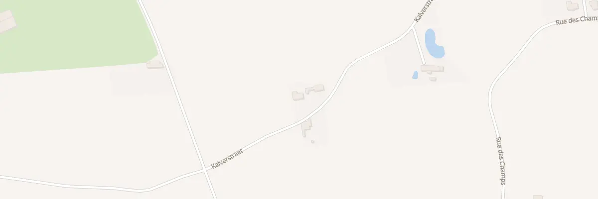 Plan du 886 Kalverstraet à Hondeghem