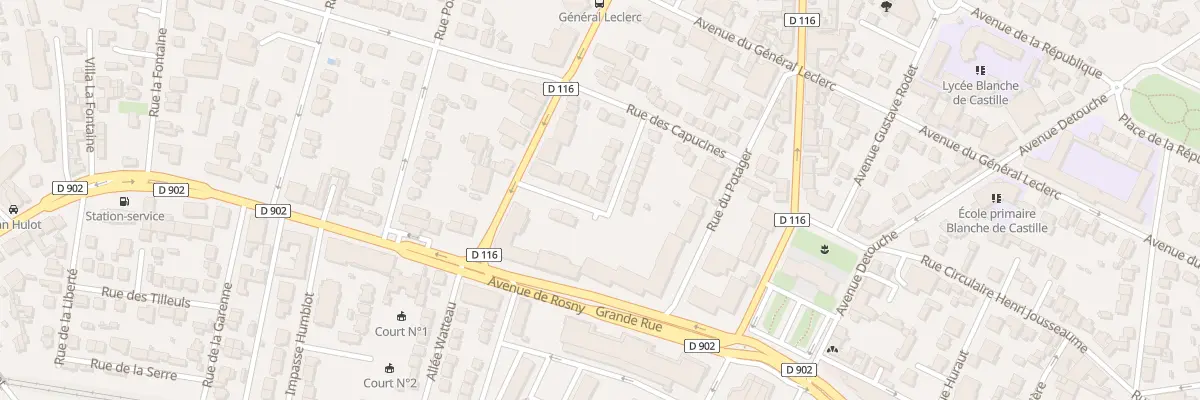 Plan du 11 Rue André Leuret à Villemomble