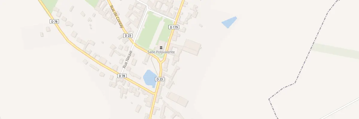 Plan du 5411 Rue du Bourgville à Franvillers