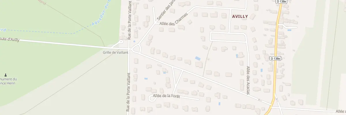 Plan du 7 Che de la Porte du Rond à Avilly-Saint-Léonard