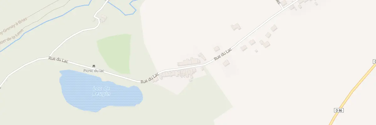 Plan du 19 Rue du Lac à Beugin