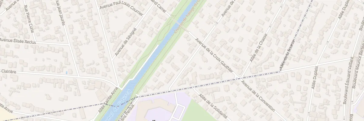 Plan du 42 Av de la Pépinière à Aulnay-sous-Bois