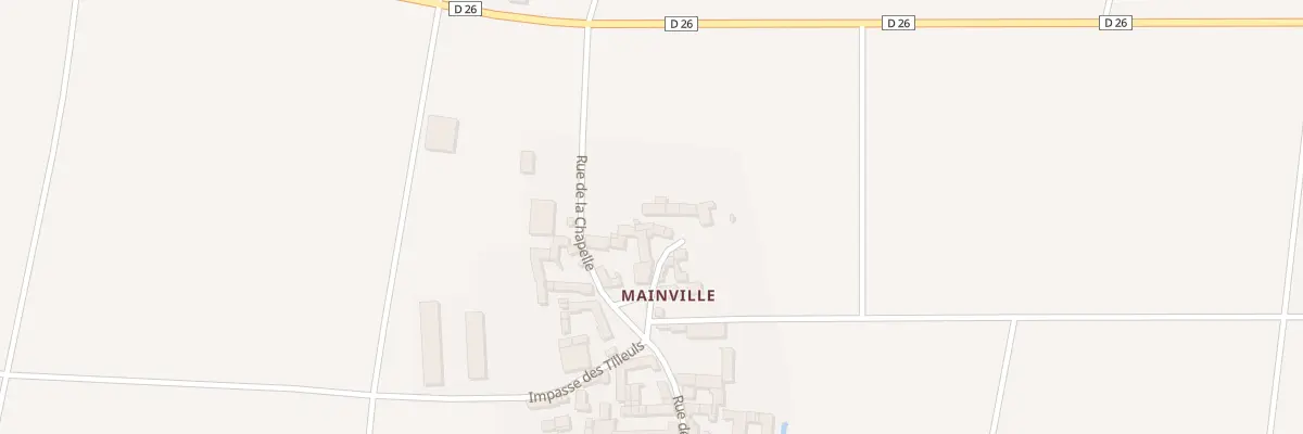 Plan du 5131 Mainville à Bromeilles