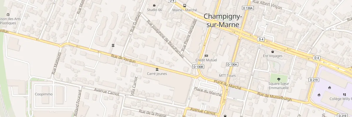 Plan du 14T Rue Joséphine de Beauharnais à Champigny-sur-Marne