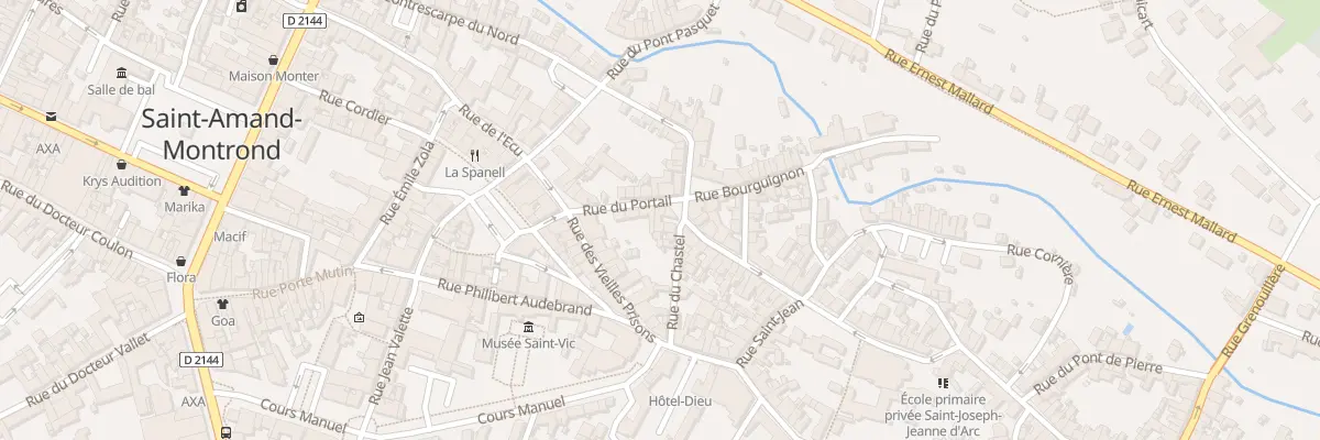 Plan du 8 Rue du Portail à Saint-Amand-Montrond