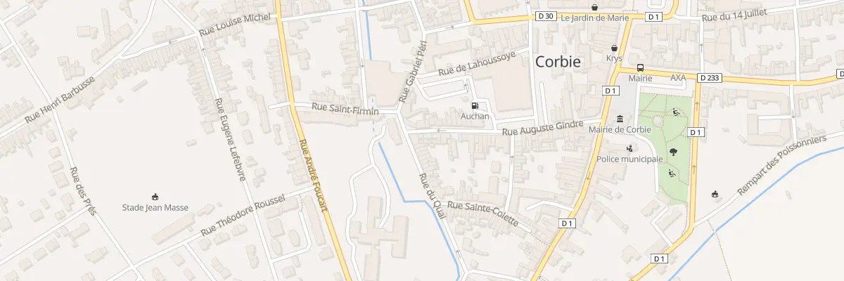 Plan du 41 Rue Auguste Gindre à Corbie