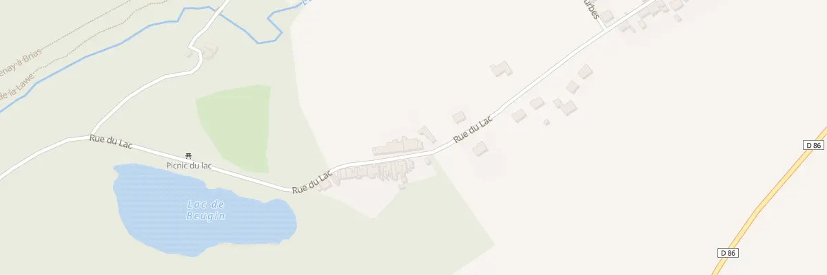 Plan du 17 Rue du Lac à Beugin