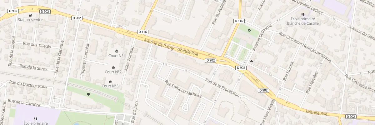 Plan du 10 Grande Rue à Villemomble